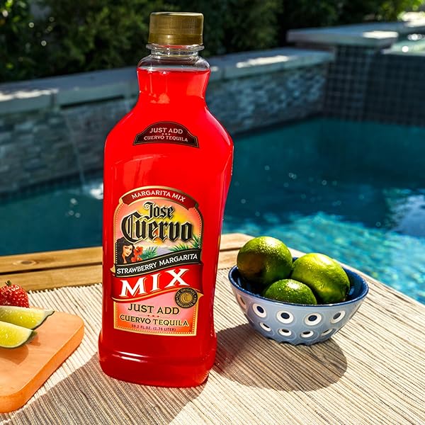 JOSE CUERVO STRAWBERRY LIME MARGARITA MIX, 59.2 FL OZ