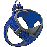 Kruz PET KZA308 Reflective V-Neck Step In Mesh Dog Harness - No Pull, Easy Walk, Quick Fit, Comfortable, Velcro-Adjustable Pe