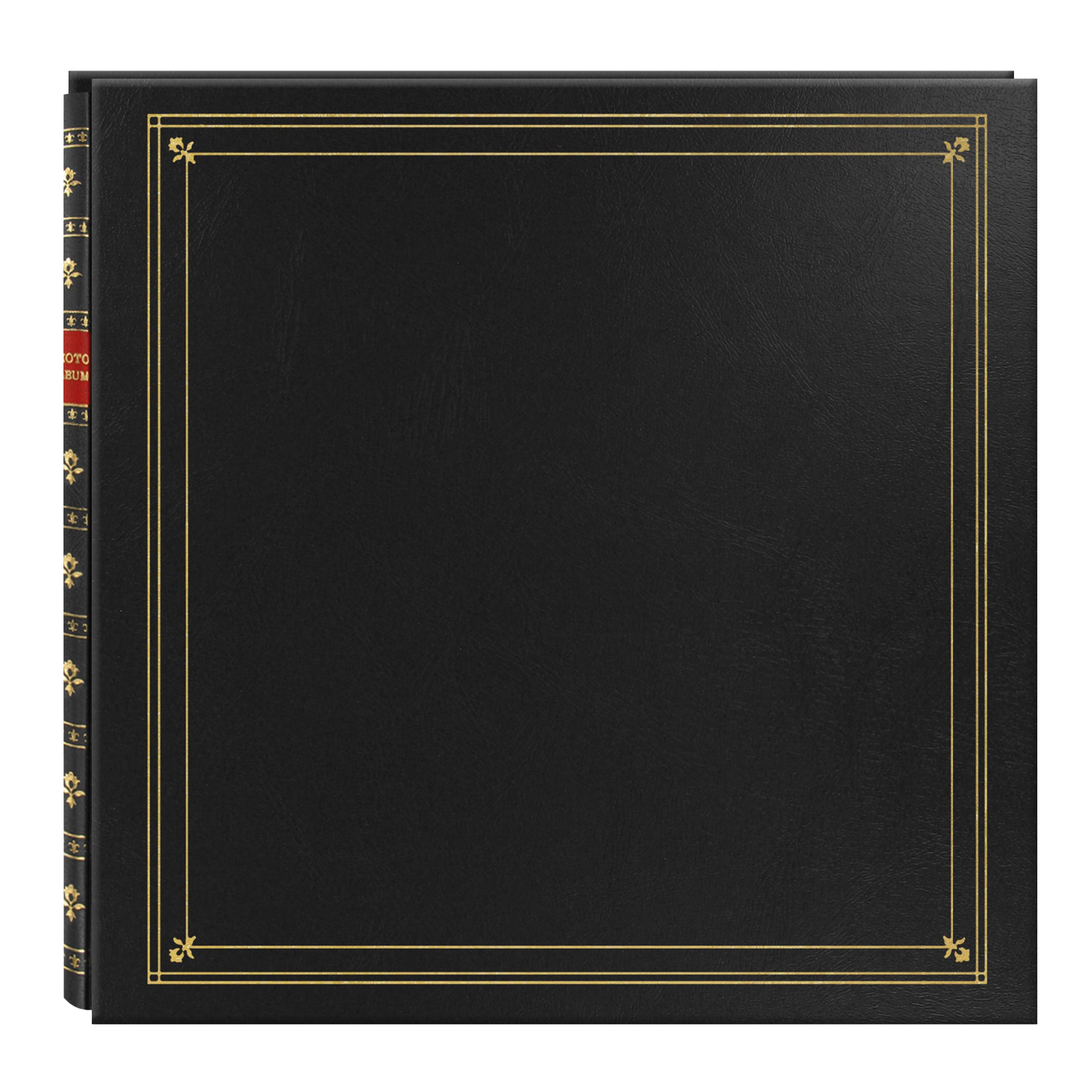 Pioneer 300 Pocket Post Bound Black Faux Leather Cover Photo Album for 4 x 6 inch Prints