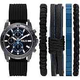 Folio Men's Three-Hand Black Watch (Model: FMDFL6078)