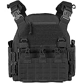 Tactical Vest Plate Carrier Military Airsoft Combat Training Gear Lightweight Quick Release Molle System