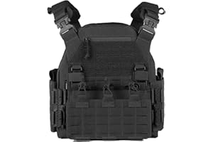 VOTAGOO GEAR VOTAGOO Tactical Vest, Quick Release Lightweight Airsoft Vests, Adjustable Breathable Weighted Vest