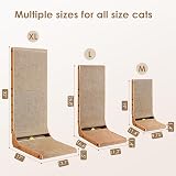 EHEYCIGA L Shape Vertical Cat Scratcher 48cm High Cardboard Scratching Board view 6