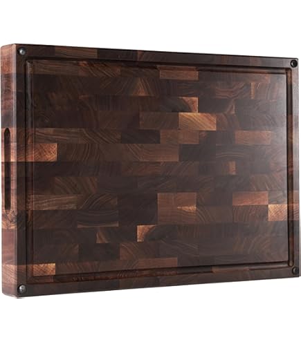 Cozifa Walnut Wood Cutting Board 17x12 x1.6 (43x30x4cm) Juice