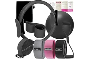 Oylyoyea Pilates Set – Home Pilates Equipment for Women Kit with Magic Circle Pilates Ring and Ball Set, Resistance Bands & Massage Balls & Exercise Bands for Toning，Flexibility & Core Strength