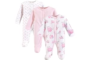 Hudson Baby baby-girls Cotton Preemie Sleep and Play