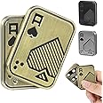 ITOKEY Fidget Toys Adults, Metal Magnetic Fidget Slider, EDC Poker Cards Fidget, Decompression Desk Toys to Relief Anxiety and Stress, Cool Gadgets with Click Sound, Gifts for Men Adults ADHD