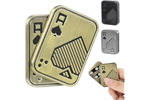 ITOKEY Fidget Toys Adults, Metal Magnetic Fidget Slider, EDC Poker Cards Fidget, Decompression Desk Toys to Relief Anxiety and Stress, Cool Gadgets with Click Sound, Gifts for Men Adults ADHD