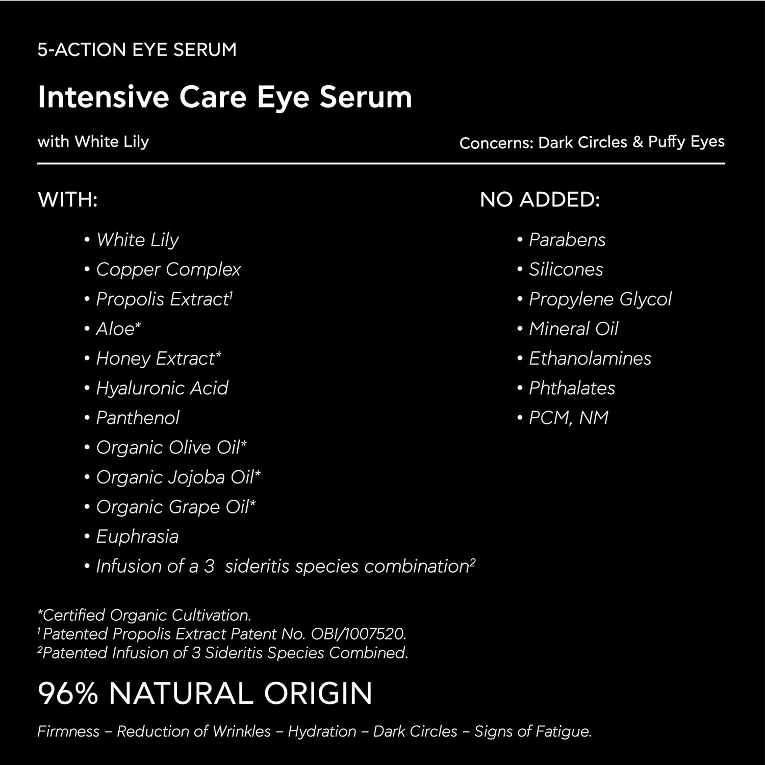 5 action eye serum