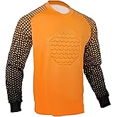 Total Soccer Factory Soccer Goalie Shirt, Padded Goalkeeper Jersey, Youth and Adult Sizes