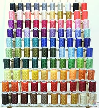 Premium 100 Polyester Embroidery Thread Spools 40wt Brother Babylock Machines for PE-700 PE700II PE-750D PE-770 PE-780D SE270D SE400 Innovis 1000 1200 1250D PC-6500 PC-8200 PC-8500 Ellure Emore Esante