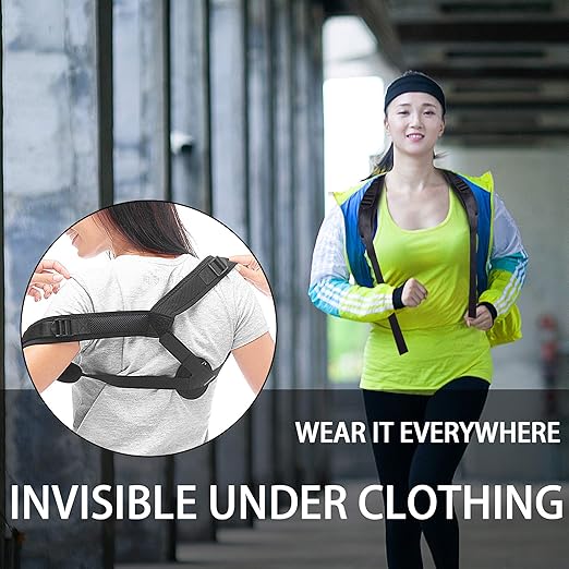 Amazon.com: Back Posture Corrector for Men & Women, Breathable Comfortable Upper Back Brace Trainer- Stay Away from Neck, Back, Shoulder Pain: Health ...