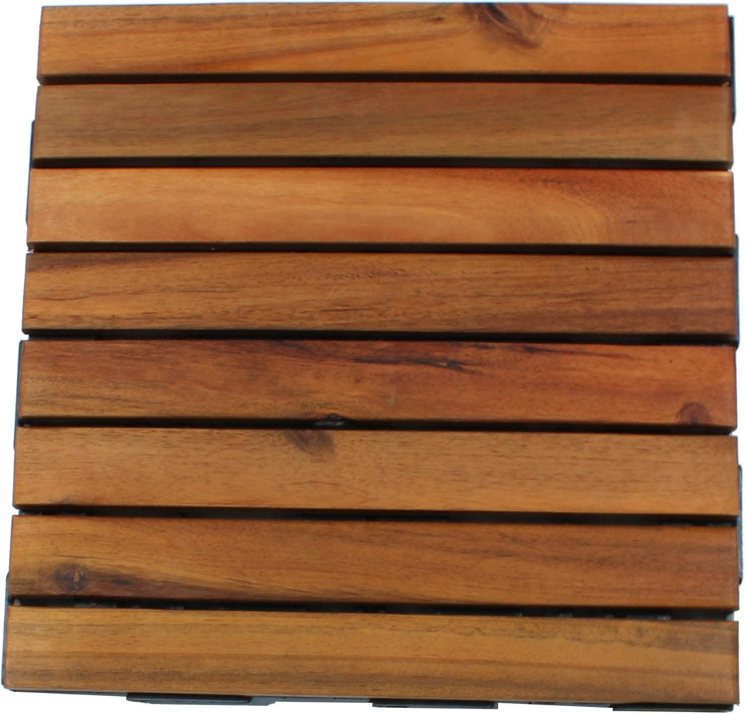 1 Stk Snap Go Akazien Holz Bodenplatten 30x30cm Terrassenfliesen Balkonfliesen Amazon De Kuche Haushalt