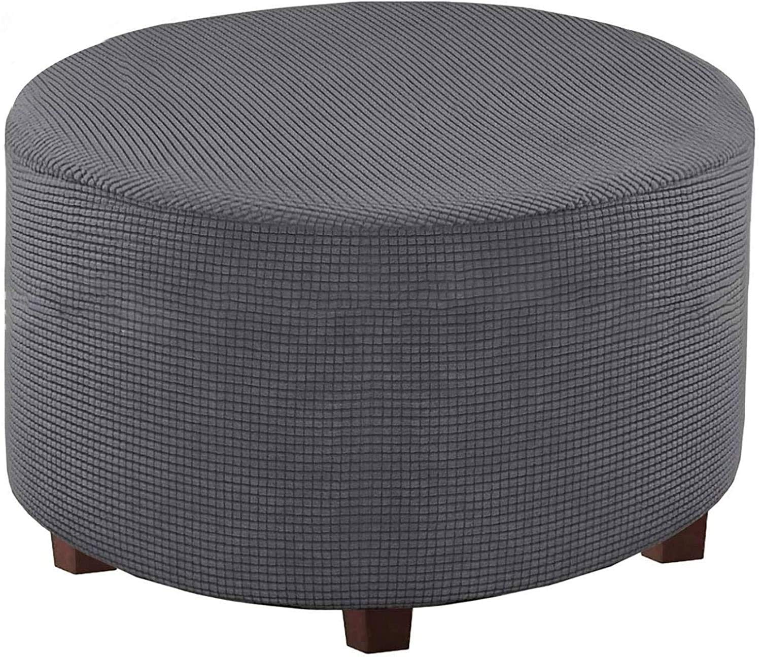 C/N 0JQP Small Size Old Grey Footstool Cover, Acrylic