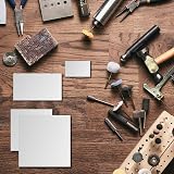 Sourcing Map Aluminum Sheet 4 Pcs 300x150x0.5mm 5052 Plate Silver view 4