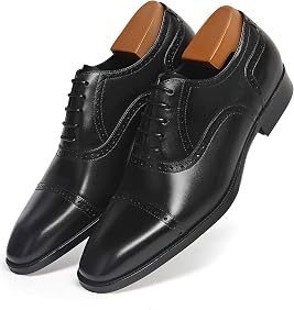 Alipasinm Men's Dress Shoes Oxford Formal Modern Leather Shoes for Men