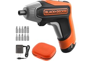 beyond by BLACK+DECKER 4V MAX* Cordless Screwdriver, Fast Charge, 1-Inch Assorted Bits (BCF611CBAPB)