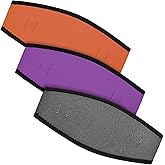 3 Pieces Neoprene Mask Strap Cover Neoprene Diving Mask Straps Hair Protector Wrap for Dive and Snorkel Masks Water Sports