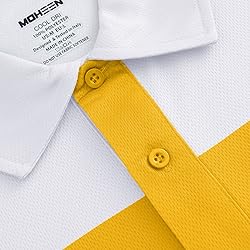 MOHEEN Men's Quick Dry Golf Shirts Moisture Wicking