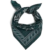 THENEXTLOVE Soft Cotton Viscose Bandana 22''x22'' for Women and Men Multi-purpose Headband Hair Scarf Handkerchief as Gifts