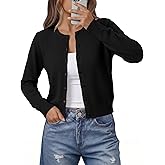 BTFBM Cardigan Sweaters for Women Cashmere Sweater Lightweight Button Down Casual Knit Shrugs Tops Early Spring Fashion