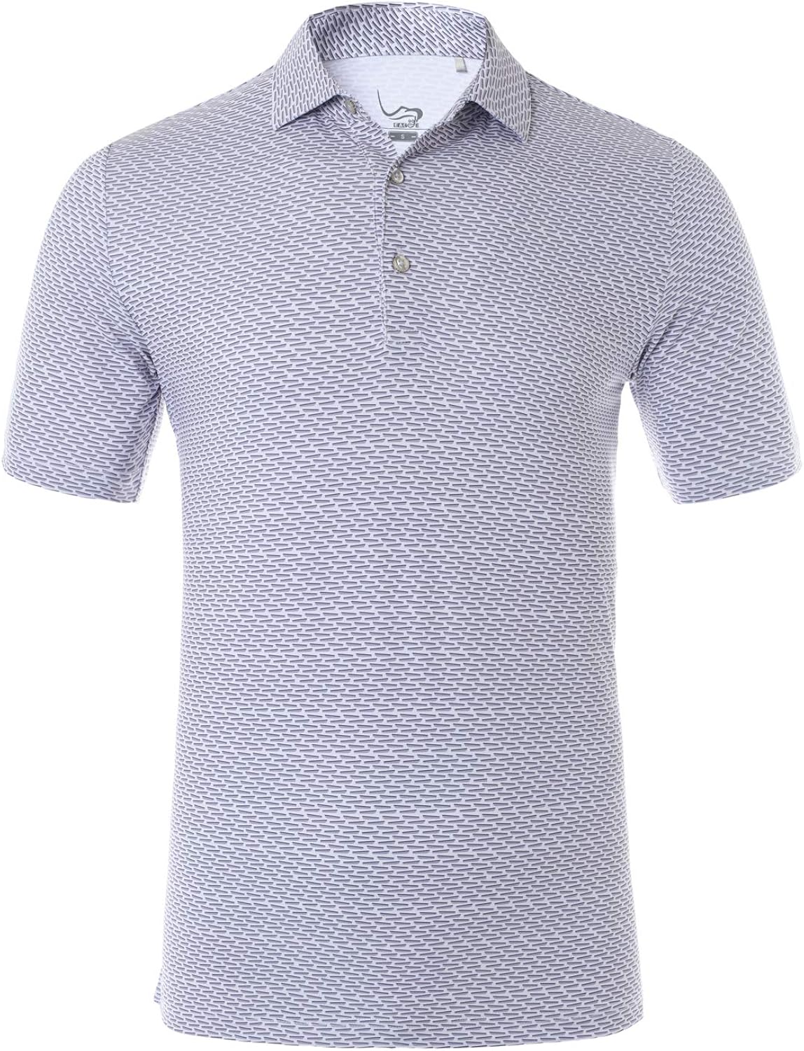 EAGEGOF Regular Fit Men's Shirt Stretch Tech Performance Golf Polo Shirt Short Sleeve: Clothing