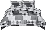 Prime Linens Duvet Cover Set 4 Pcs Brushed Microfibre Grey Denim King view 2
