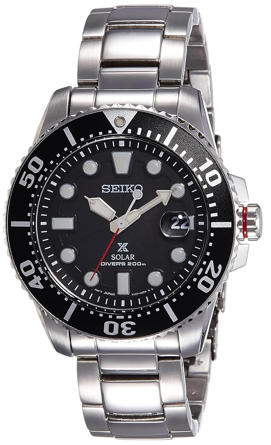 seiko prospex sne437p1 solar divers 200m black dial