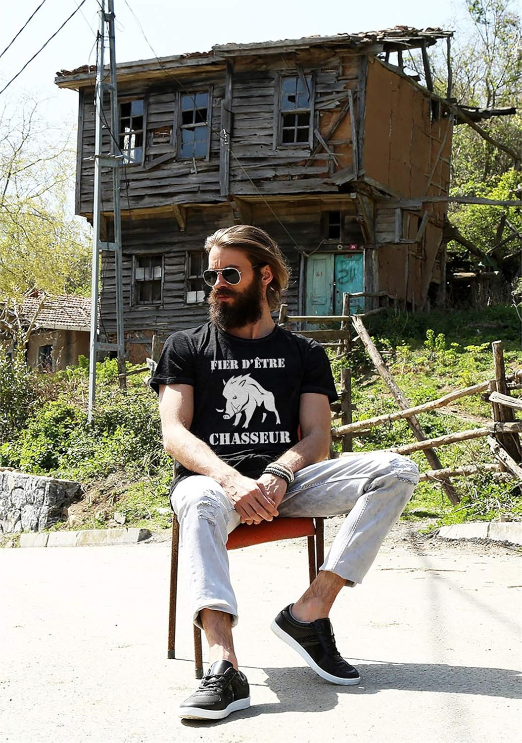 Dessin Sanglier Okiwoki T Shirt Chasse Idee Cadeau Fier Detre Chasseur Vetements Homme Eng Bouldermicrofinance Org