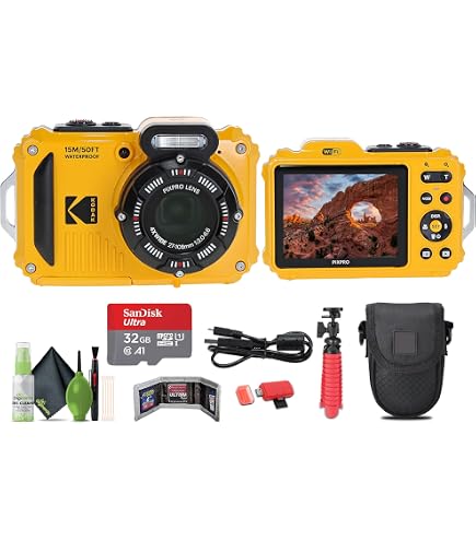 Amazon.com : Kodak PIXPRO WPZ2 Waterproof Digital Camera Bundle