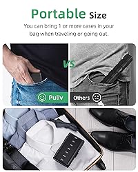 PULIV Pill Organizer with Large Capacity, Dual