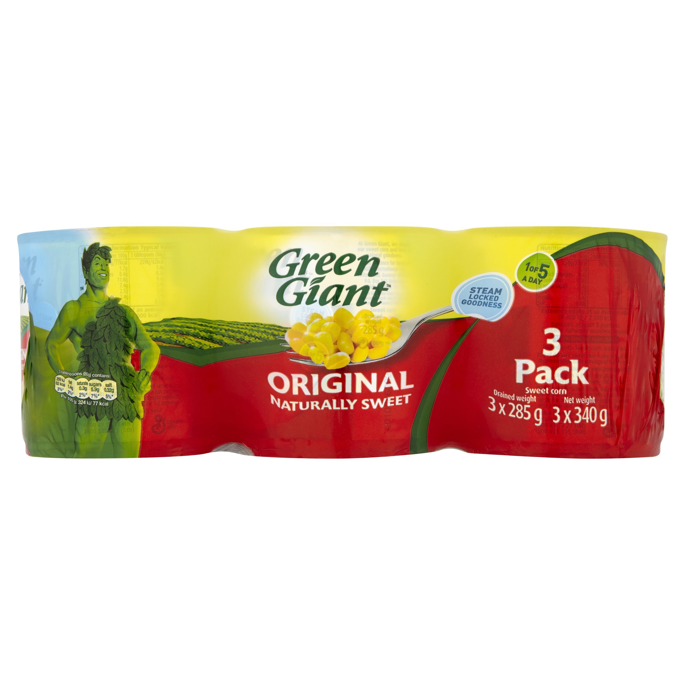 Green Giant Original Sweetcorn 3 Pack 