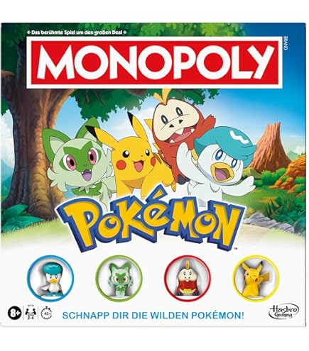 Amazon.com: MONOPOLY: Pokemon Kanto Edition : USAopoly: Toys & Games