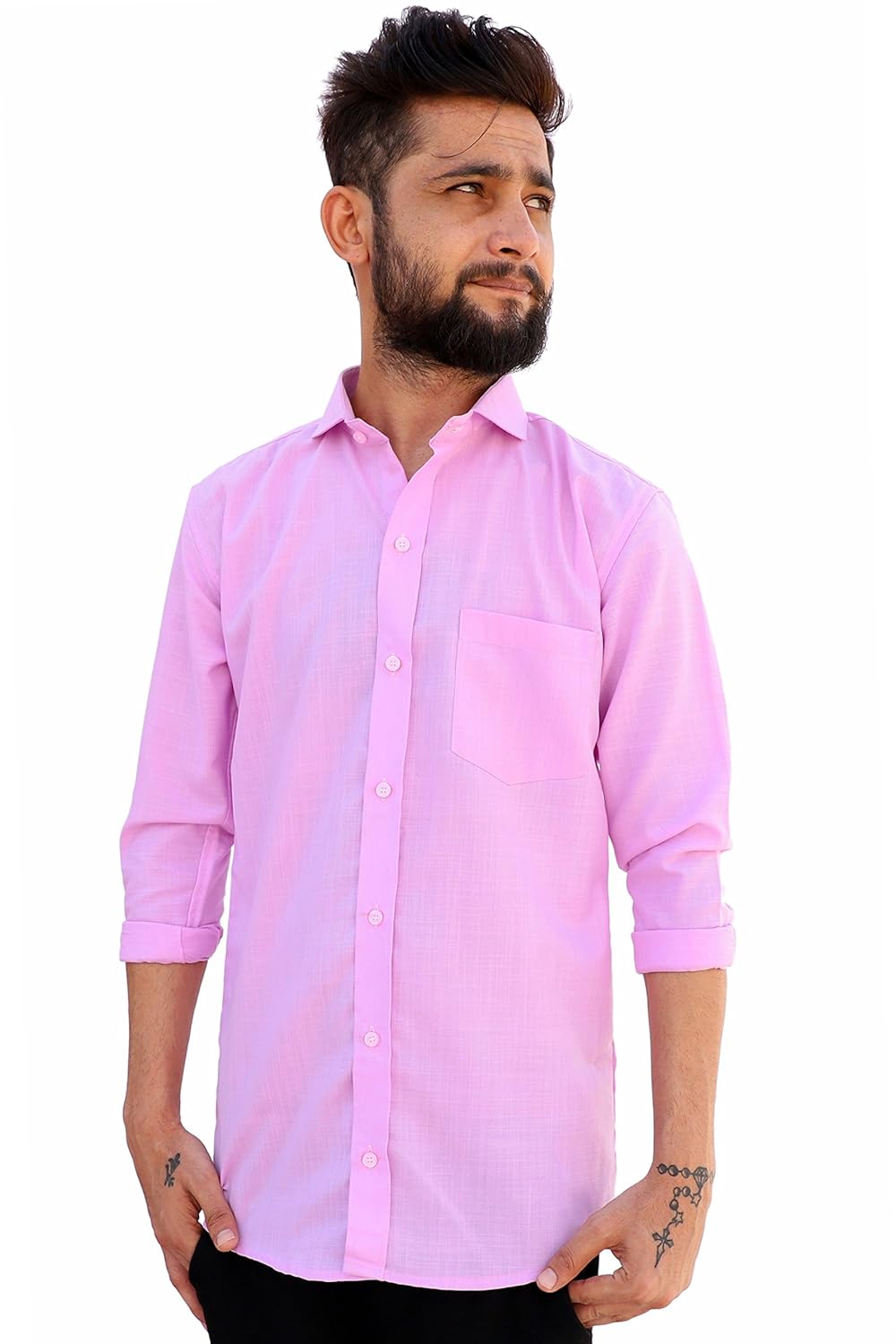 light purple formal shirt