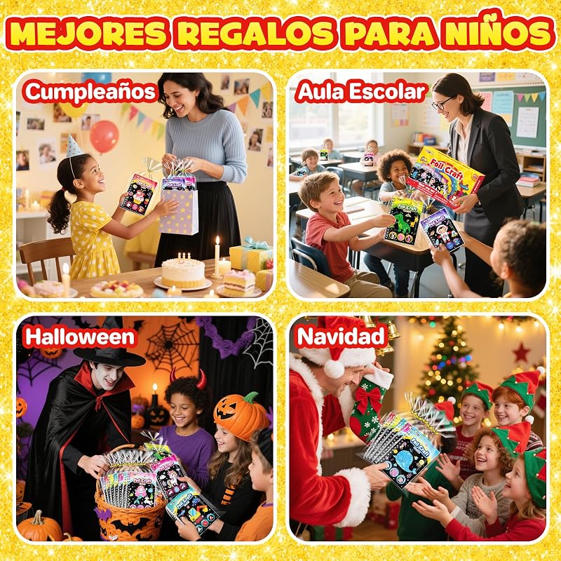 16 Pack 2 IN 1 Kit de Arte con Foil + Libros de Colorear — foto 7 de 7