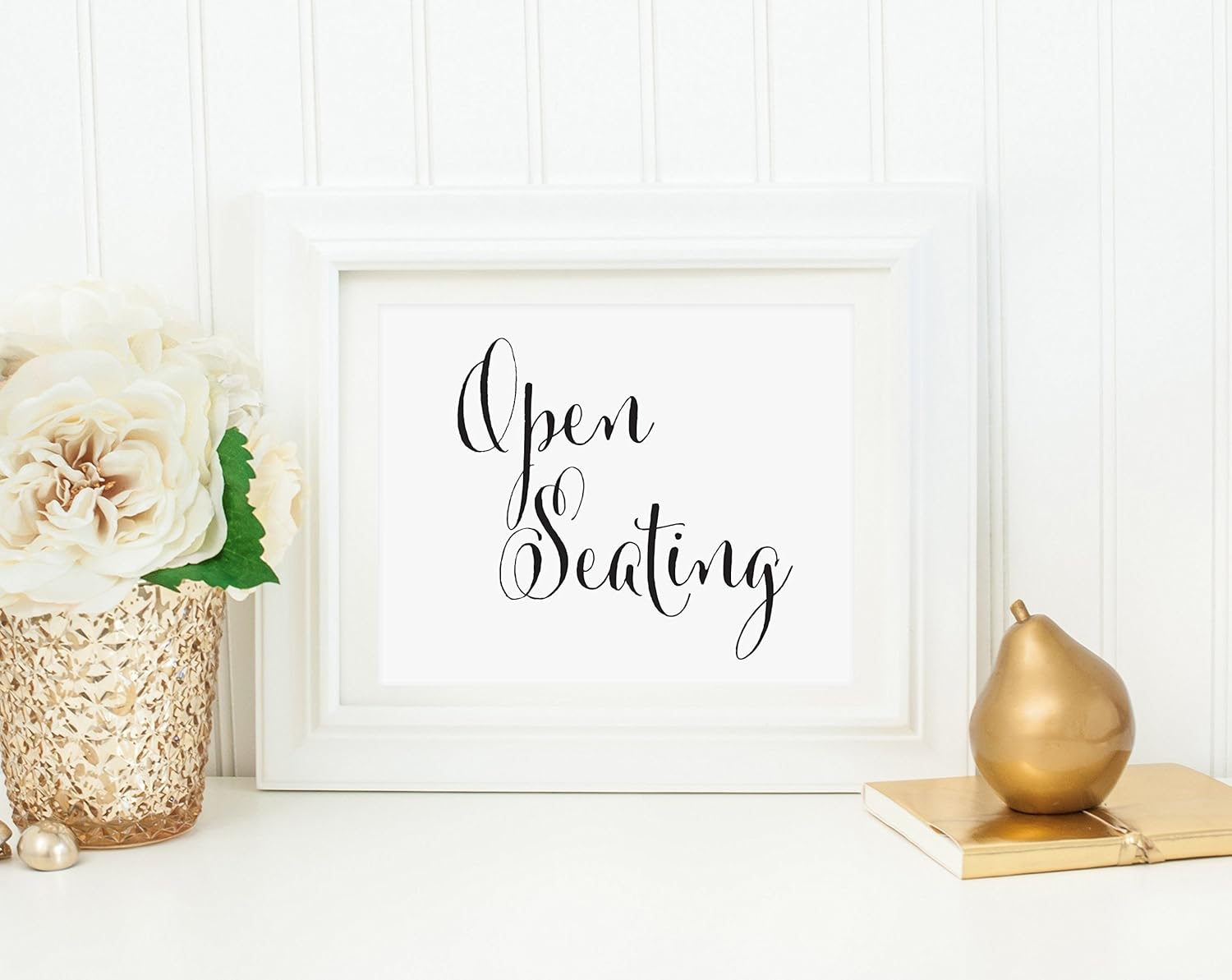 Wedding Open Seating Sign for Reception, Wedding Reception Open Seating Signage