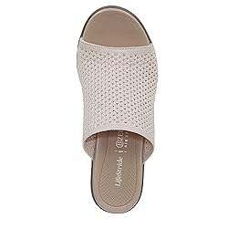 LifeStride Women's Ella Heeled Sandal Eggnog 7 M