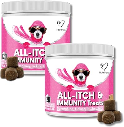 NutriPaw All-Itch Immunity Treats For Dogs Twin Value Pack