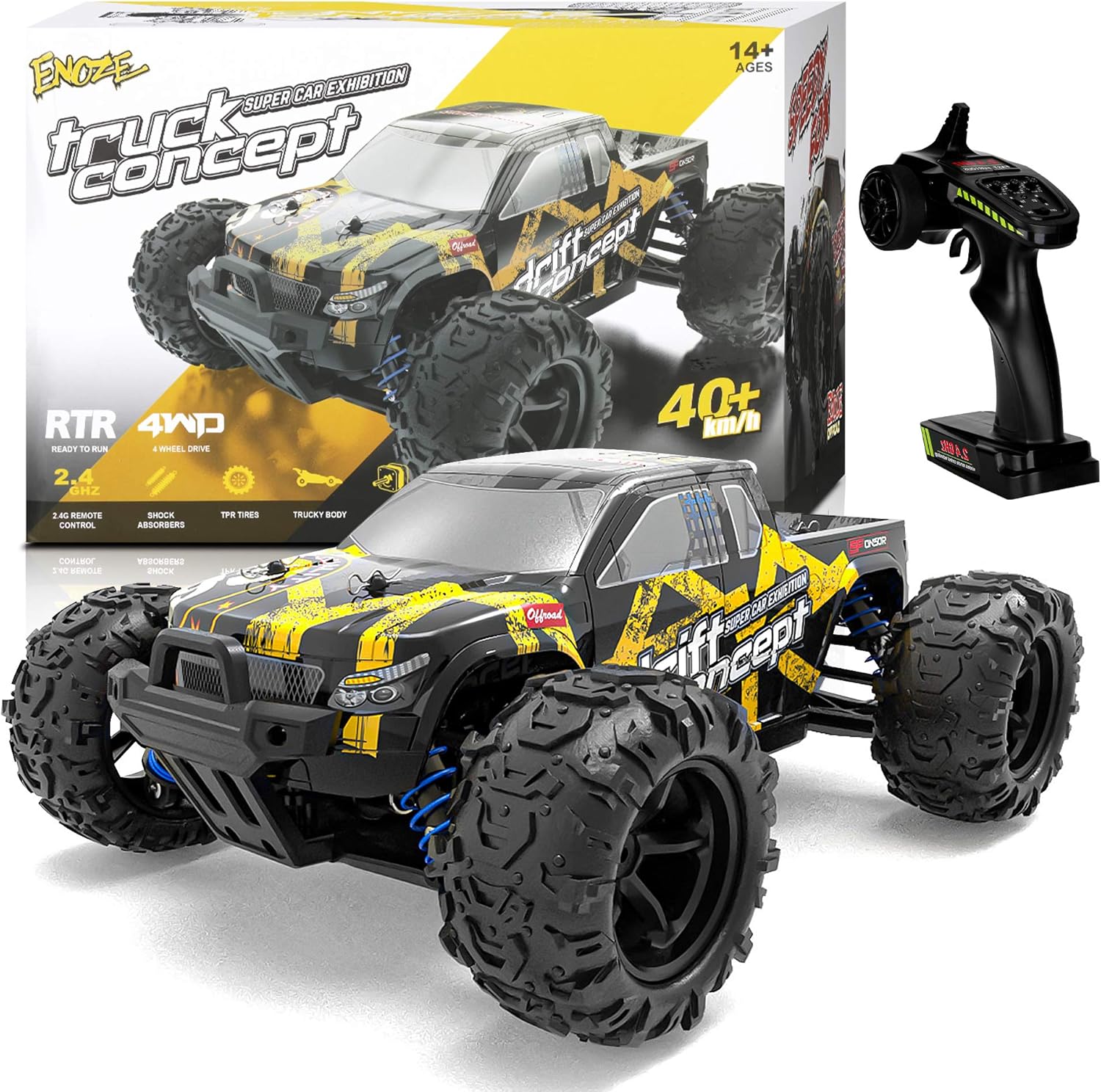 Molbory Ferngesteuertes Auto, 118 Maßstab RC Auto 4WD Offroad Elektro Fahrzeug 2,4 Ghz Hohe Molbory Ferngesteuertes Auto, 118 Maßstab RC Auto 4WD Offroad Elektro Fahrzeug 2,4 Ghz Hohe