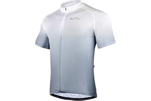 ROTTO Cycling Jersey Mens Bike Shirt Short Sleeve Gradient Color Series