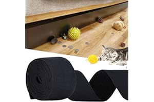 Benlynnx 32.8 Ft Under Couch Blocker for Toy/Pet (Large Width 4.3 Inch), Adjustable Under Sofa Blocker to Avoid Things Sliding Under Furniture (Include 2.4 Ft Adhesive Mounting Strap)