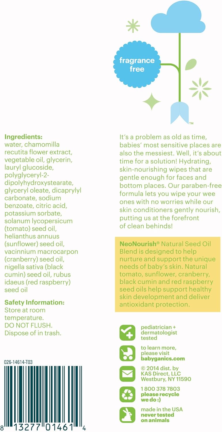 babyganics 400 wipes