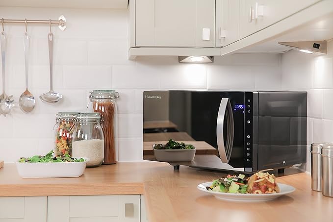 Russell Hobbs microondas digitales, Cama plana de 23 litros ...
