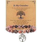 Koudindg Mothers Day Gifts for Mom from Daughter Son Grandma Sister Birthday Gifts Best Mom Ever Gift Natural Stone Christmas Stuff