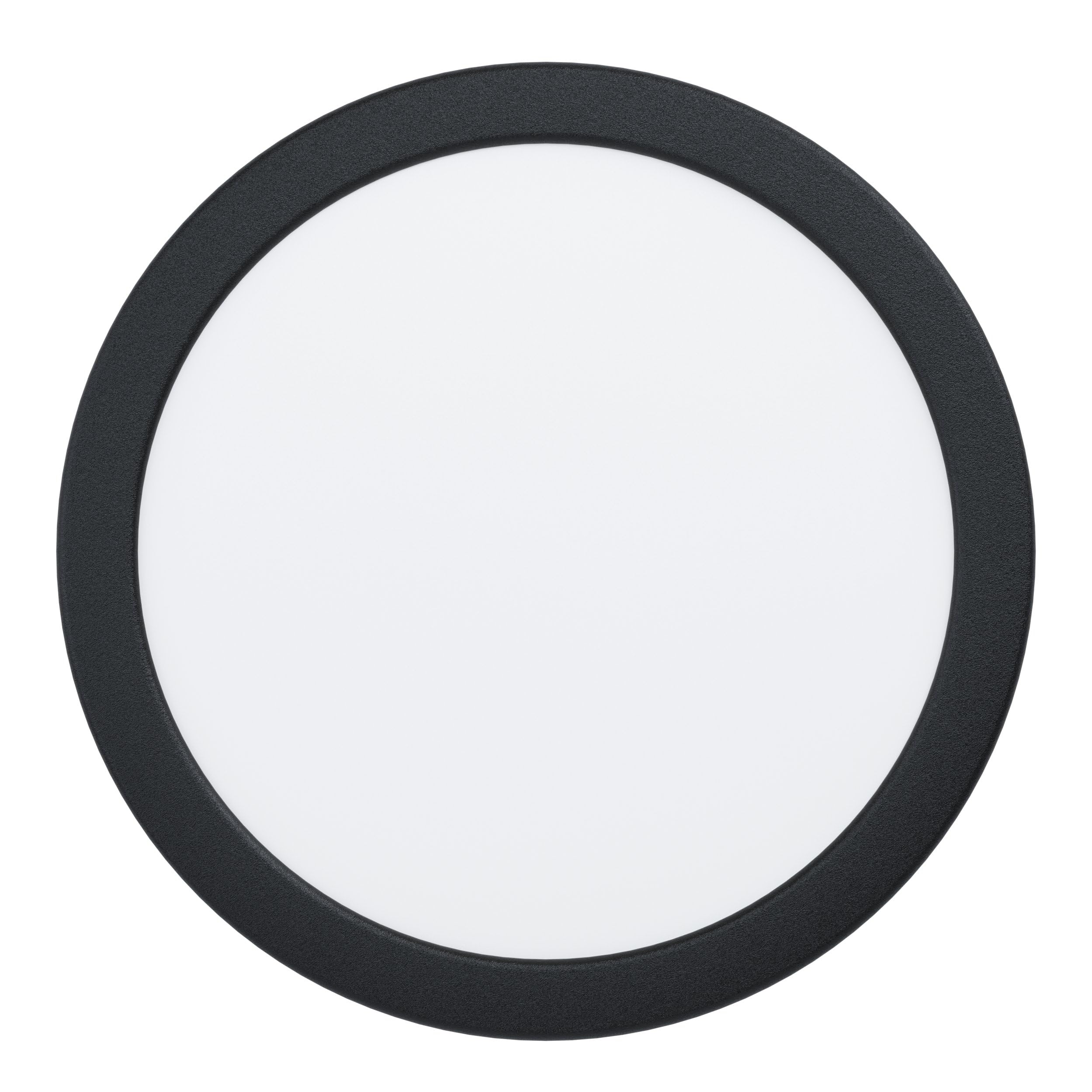 EGLO Fueva 5 Recessed LED Spotlight, Diameter 21.6 cm, Steel LED Spotlight and Plastic Surface, LED Recessed Light in Black, White, Flat Recessed Spotlight, Low Installation Depth 26 mm, Warm White