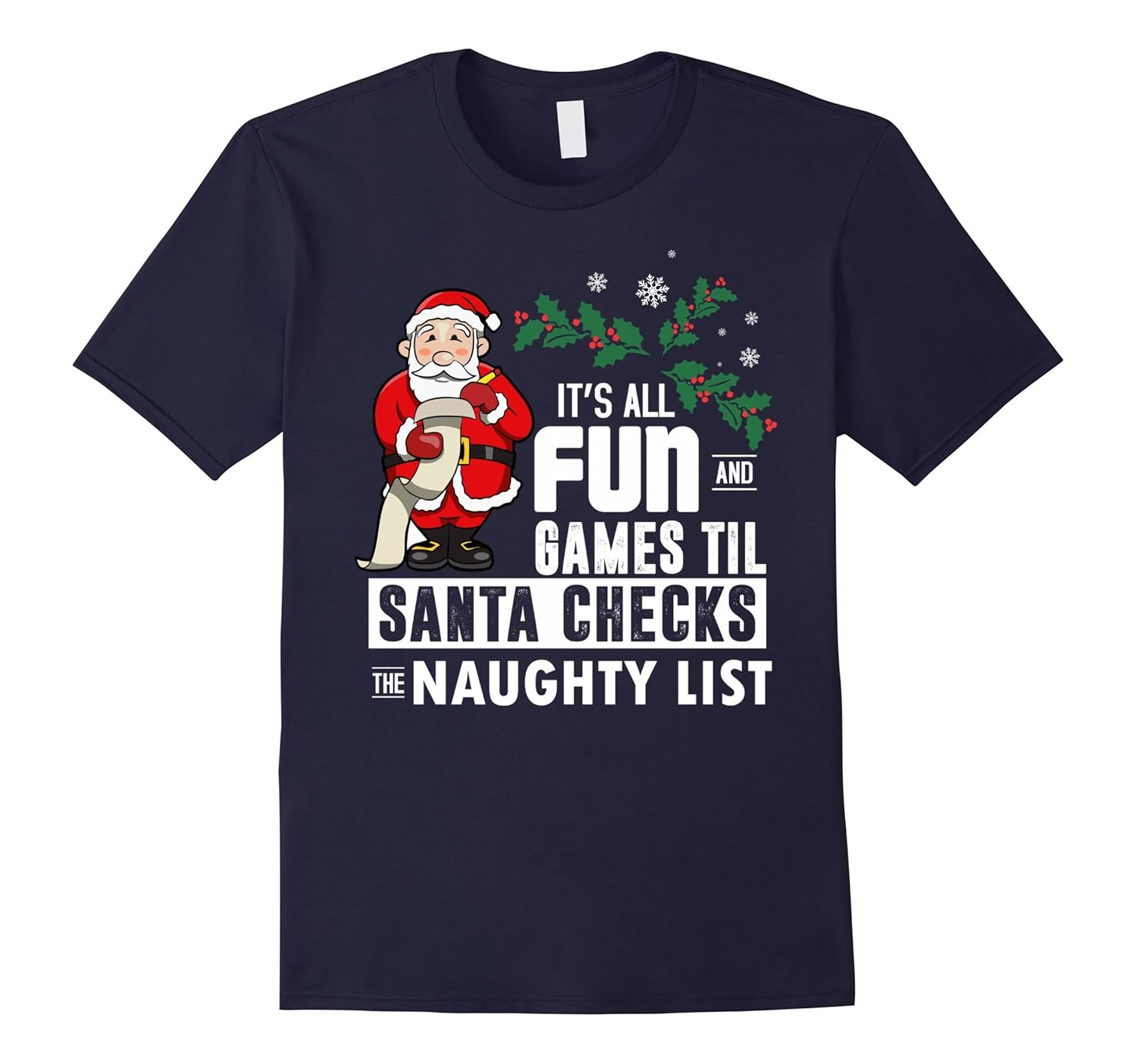 Funny Christmas Santa Claus Shirt Gifts Xmas Santa Outfits-Rose