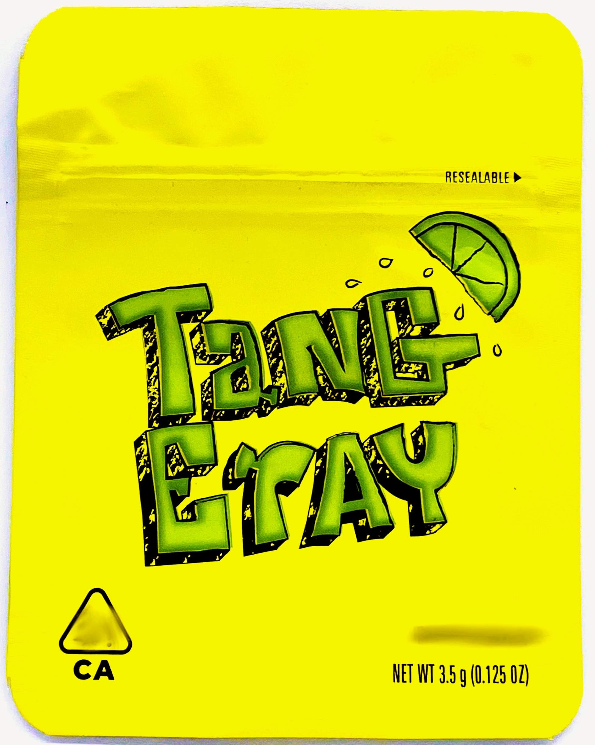 100 Pack Cookies Tang Eray Mylar Bags 3.5g Smellproof Heatseal Ziplock Resealable Bags with Holographic Authenticity Stickers and Labels