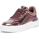 DKNY Womens Beverley Everyday Platform Lace Up Sneaker