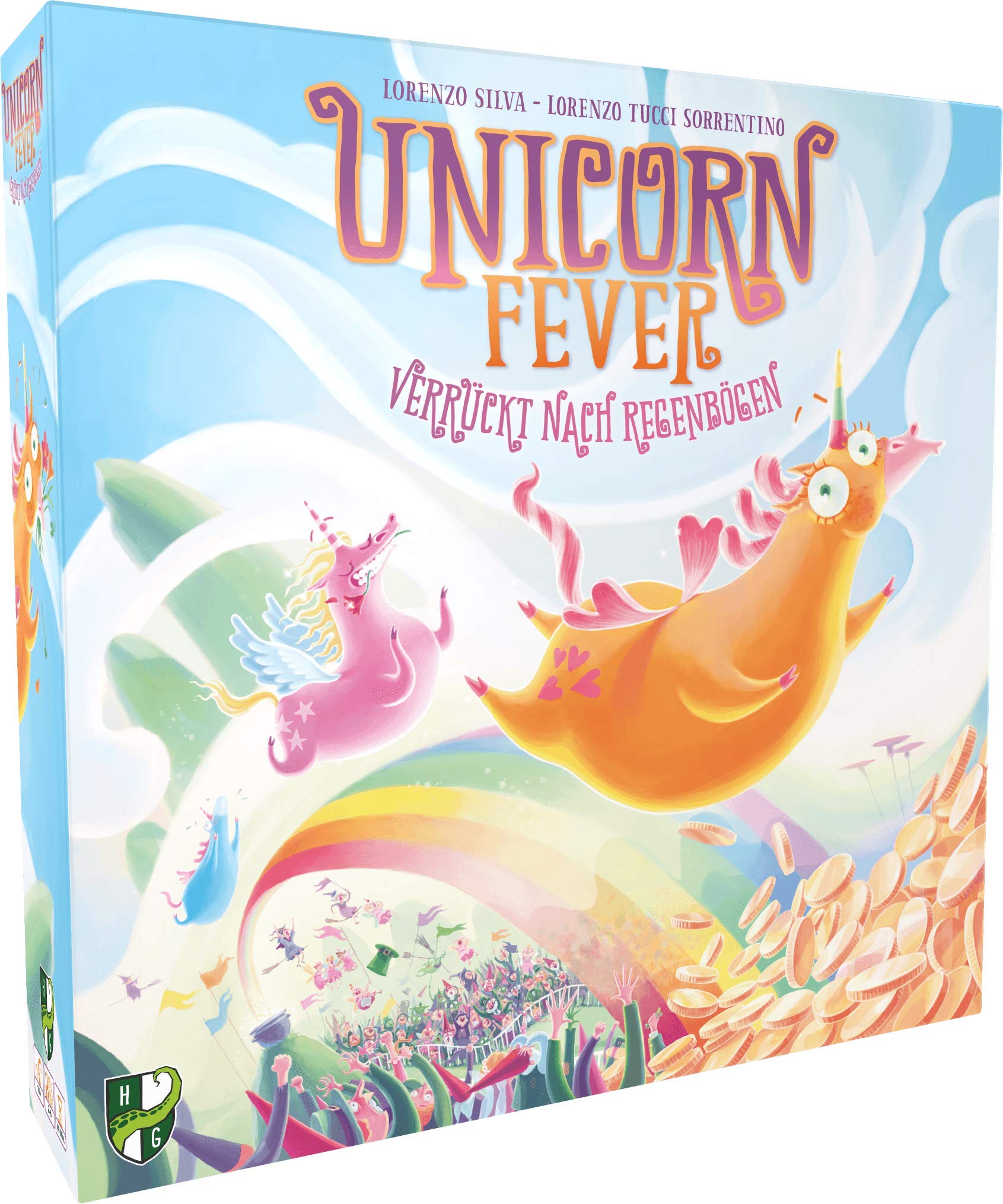 Heidelberger Spieleverlag Unicorn Fever Board Game: 2-6 Players, Ages 14+, Strategy, Unicorn Theme