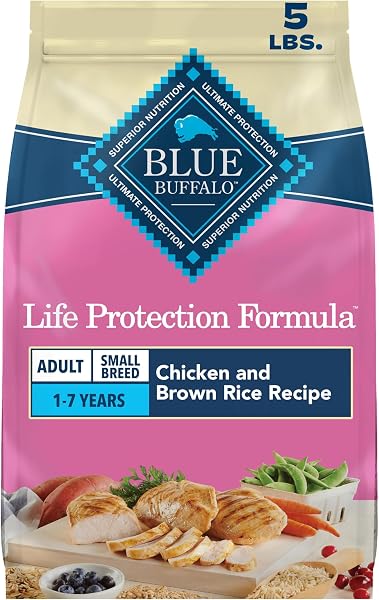 Blue Buffalo Life Protection Formula Chicken Small Breed Dry Dog Food, 5 lb | Real Chicken #1 Ingredient, Antioxidant-Rich Li